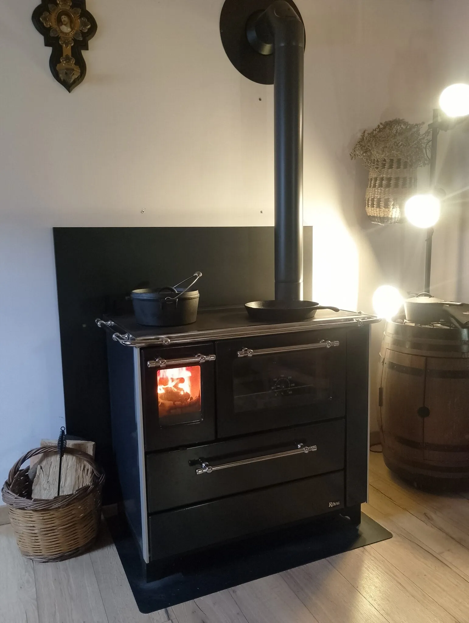 Cuisinière à bois, installé par FK Énergie